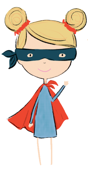 illustration of superhero